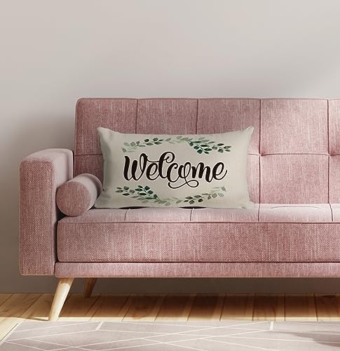 Mancheng-Zi Decorative Pillow Cover 12x20 Inches