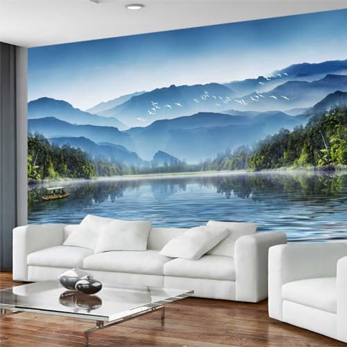 Large Wall Mural Birds Natural Landscape Wallpaper for Bedroom Living Room
