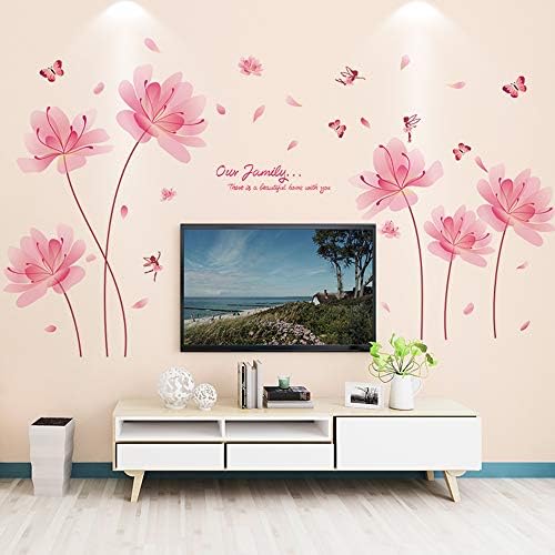 Flower and Butterflies Wall Stickers for Adults
