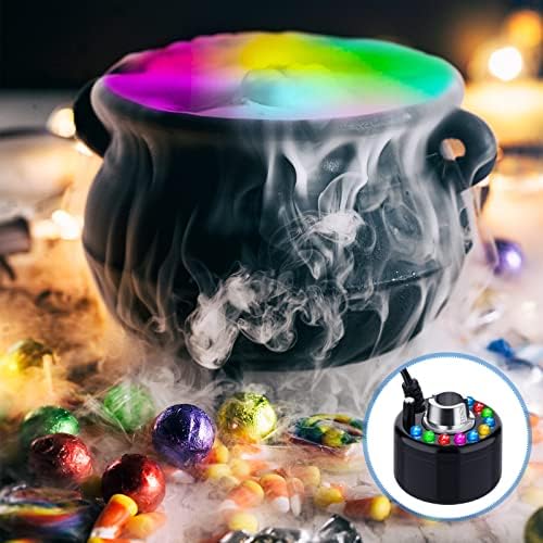 4 Pcs Halloween Mist Maker with LED Light
