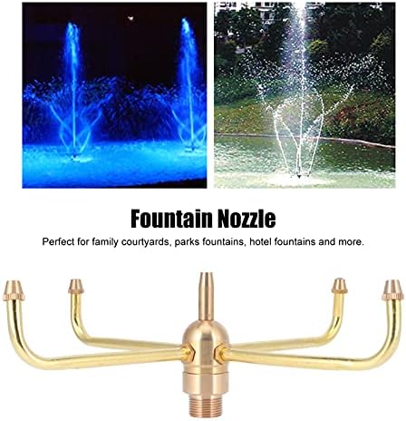 Buachois Water Fountain Nozzle 4 Arm Rotating