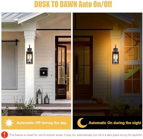 Qualilux Dusk to Dawn Candelabra LED Bulbs 6-Pack CA11 E12