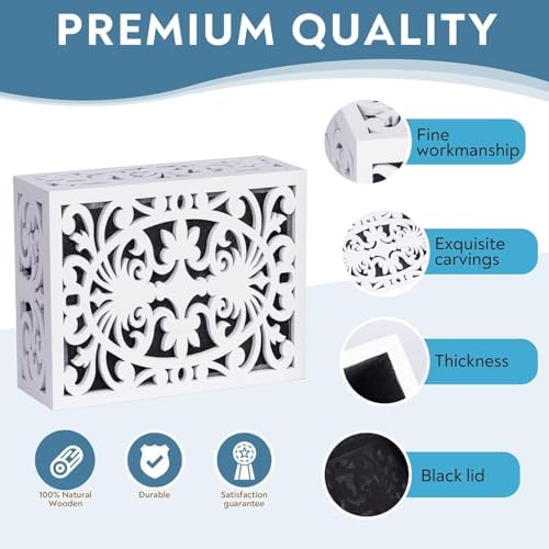 Generic White Doorbell Cover Box with Modern Design