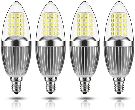 Geeze LED Candelabra Bulb Non-Dimmable 12W 1200 Lumens E12 Base
