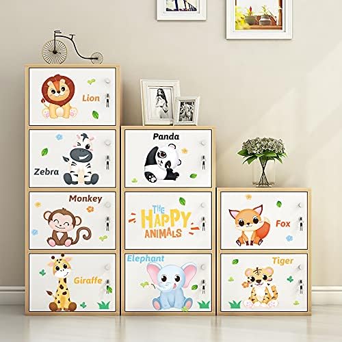 Supzone Eco-Friendly Animal Wall Decals for Kids