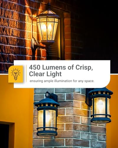 Sunco Dusk to Dawn LED Candelabra Bulb 6 Pack