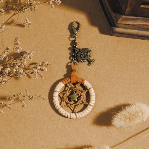 Retro Style Handmade Dream Catcher with Tree of Life Accessories