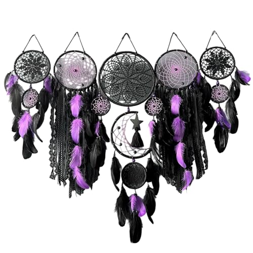 5Pcs Dreamcatcher Set for Girls Bedroom