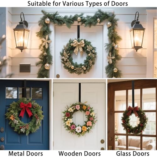 Sattiyrch 15 Inch Wreath Hanger Hook Silver