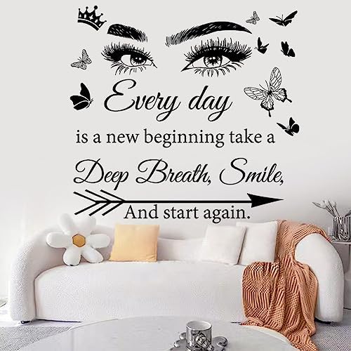 Motivational Wall Decal Every Day is a New Beginning