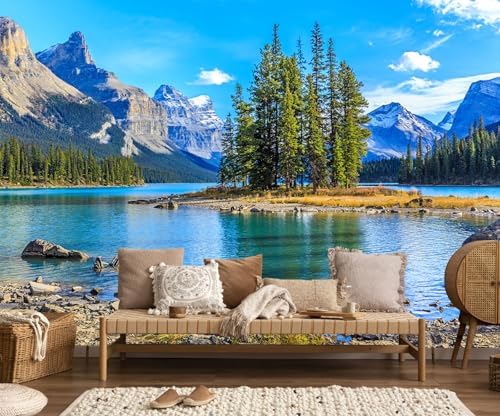 Nature Landscapes Mural Wallpaper for Bedroom Living Room Basement