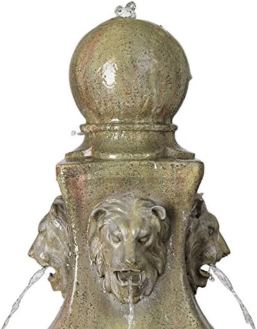 John Timberland Royal Lion 54 Inch High Outdoor Fountain
