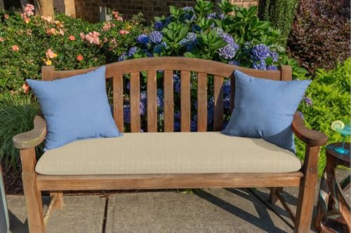 Reversible Square Throw Pillow 20x20 Inches Ocean Blue All Weather