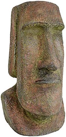 Design Toscano Grey Stone Medium Moai Head Sculpture