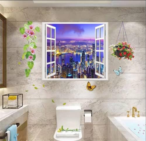Self-Adhesive Wall Sticker Romantic Ocean Scenery Decor