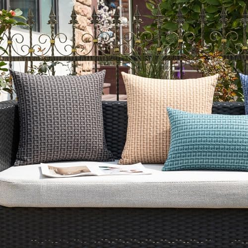 Kevin Textile Waterproof Throw Pillow Covers Pack of 2