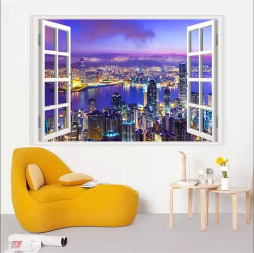 Self-Adhesive Wall Sticker Romantic Ocean Scenery Decor
