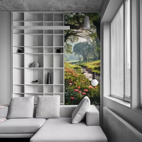 Redamancy Nature Scenery Forest Peel and Stick Mural Decals