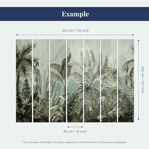 Artgeist Wall Mural Window Forest 135x101 Inch Peel and Stick Wallpaper