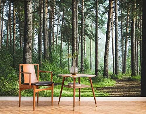 Bormia Fresh Green Tree and Road Wall Mural 151x105