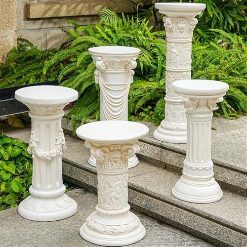 Greek Column Decorative Pedestal Base for Statues and Vases