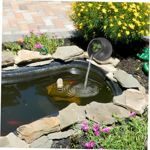 Ceramic Water Jar Decor for Outdoor Fountain