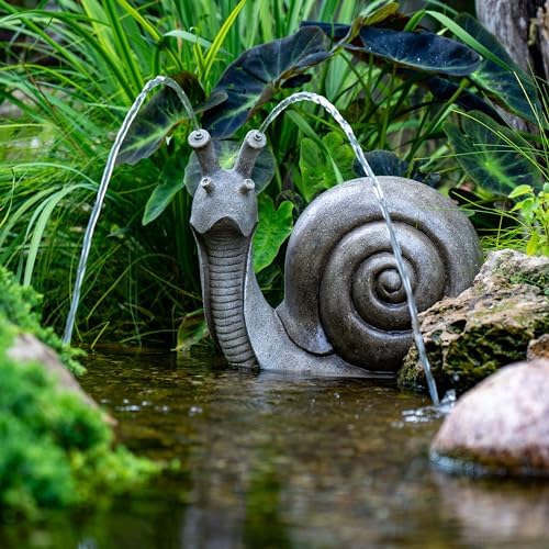 Aquascape Silly Snail Spitter Fountain for Pond and Garden