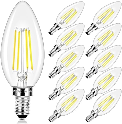 Brightever 40W Equivalent LED Candle Bulbs Pack of 10