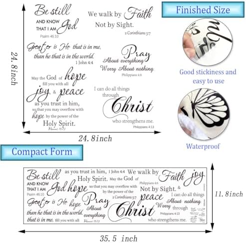 Inspirational Quote Wall Decals for Home Rooms