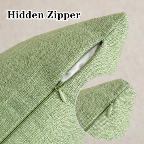 Kevin Textile 2 Pack Outdoor Waterproof Pillow Covers Sage Green