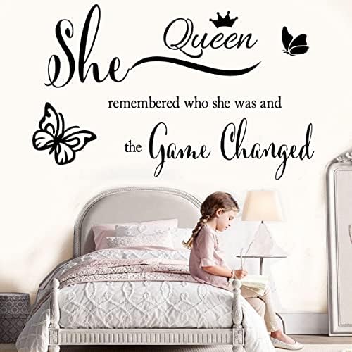 Inspirational Wall Sticker with Motivational Quotes and Beautiful Eyes Design