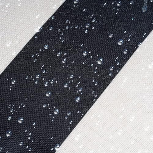 2 Pack Waterproof Pillow Covers Striped Black White 18x18 Inch