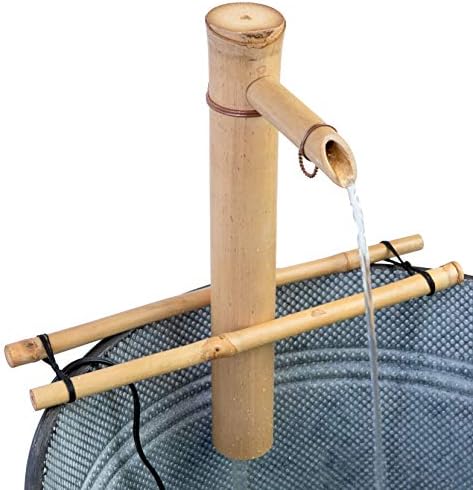 Bamboo Accents 12 Inch Adjustable Fountain Kit with Pump