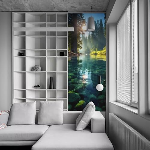 REDAMANCY 3D Door Murals Vinyl Stickers