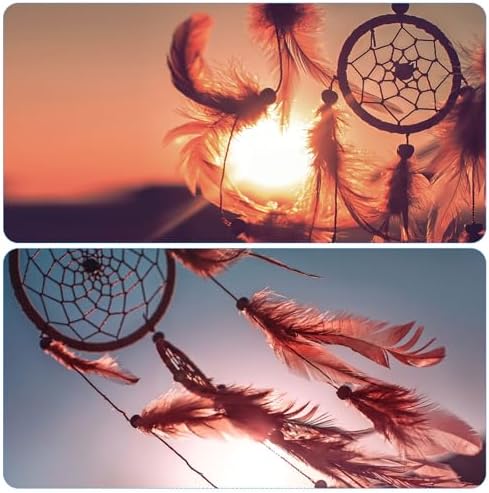 PATIKIL DIY Dream Catcher Kit Green 4 Style