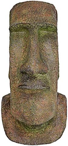 Design Toscano Grey Stone Medium Moai Head Sculpture
