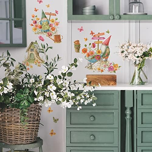 RoomMates RMK5160SCS Lisa Audit Garden Gnomes Wall Decals