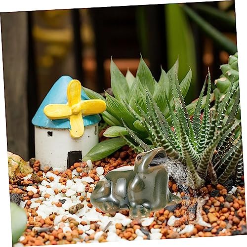 Bestonzon Waterfall Frog Fountain Decor for Garden