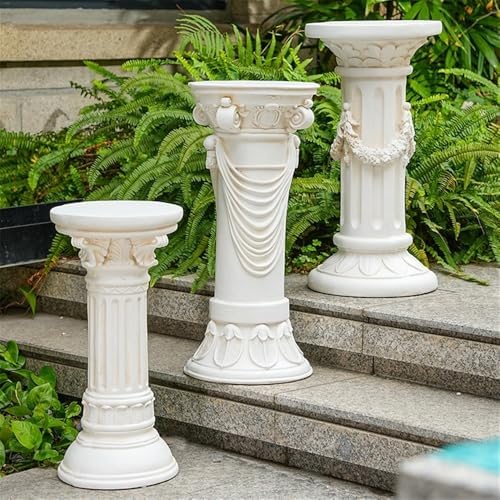 Greek Column Decorative Pedestal Base for Statues and Vases