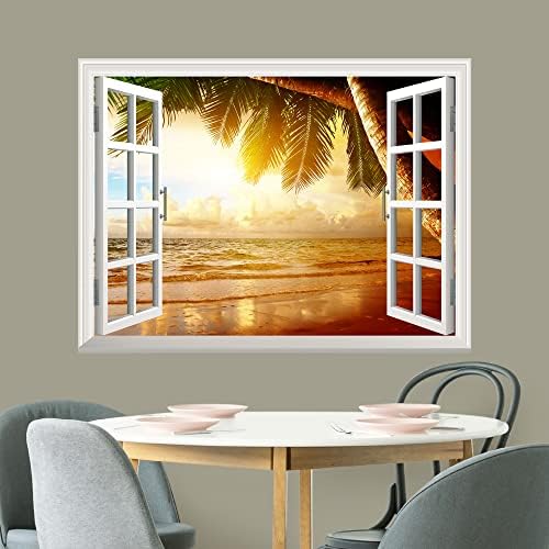 Wall26 Removable Wall Sticker - Sunrise on The Oceanside 24x32
