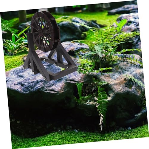 YARNOW Waterfall Fountain Rotating Wheel Decor Set
