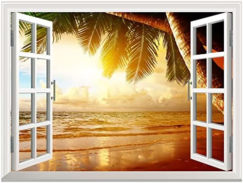 Wall26 Removable Wall Sticker - Sunrise on The Oceanside 24x32
