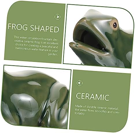 Waterfall Frog Fountain for Garden and Outdoor Decor