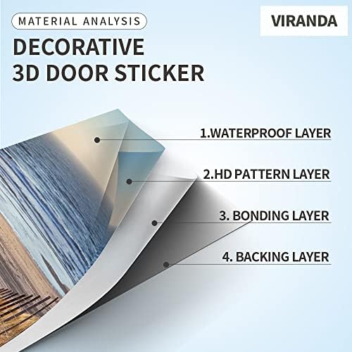 3D Door Stickers Murals Peel and Stick - Telephone Booth