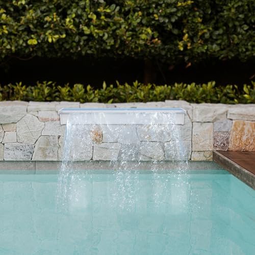 Waterfall Spillway with LED Lights Wall-Mounted Fountain Kit