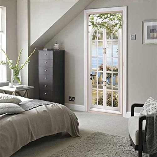 Artfanke 3D Peel and Stick Door Sticker Set 303x787