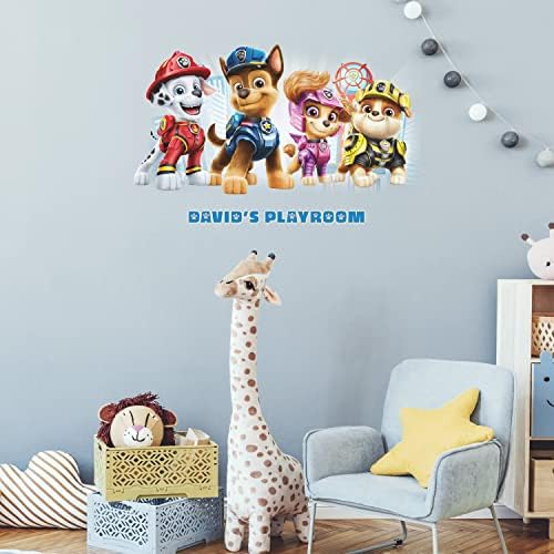 RoomMates RMK5122GM Paw Patrol Wall Decal with Alphabet