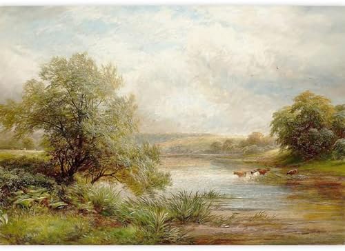 IDEA4WALL Pastel Forest Wall Mural 66x96 Inches