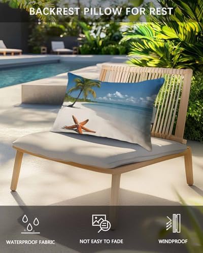 Outdoor Head Pillow with Elastic Strap and Insert