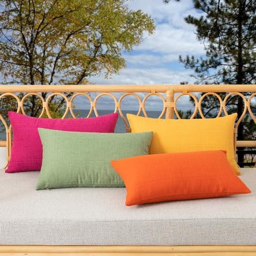 Kevin Textile 2 Pack Outdoor Waterproof Pillow Covers Sage Green